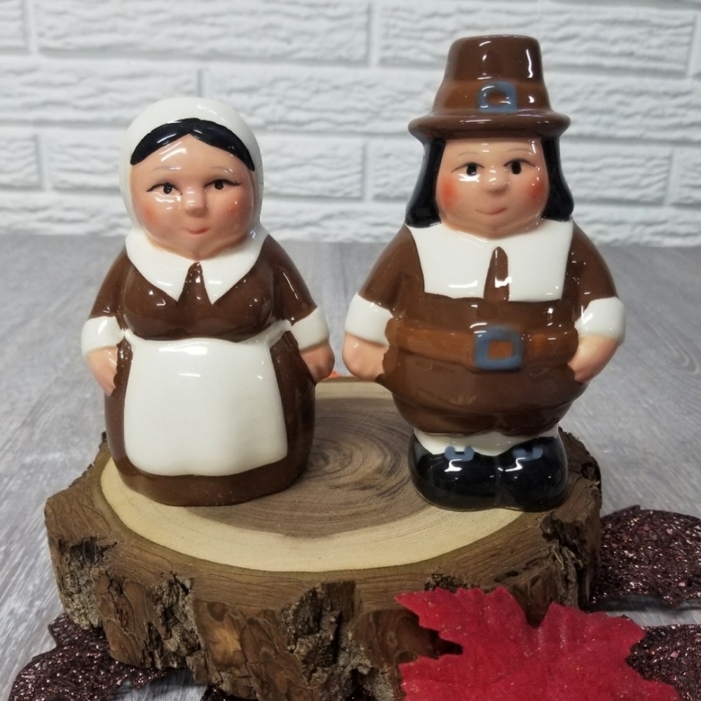 Pilgrim salt and pepper shakers